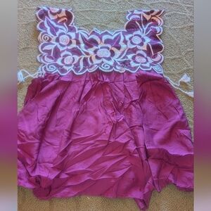 Free People GORGEOUS BOHEMIAN  Embroidered Blouse TOP SHIRT SMALL S $128